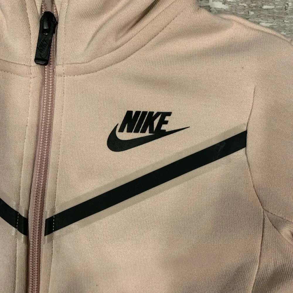 Nike Kids Tracksuit Set Pink Hoodie Joggers Size 4 XS 3-4 Years - Picture 8 of 10